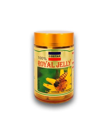 Costar Royal Jelly Supplement 1450mg 100 Capsules Rich in Nutrients for Vitality and Well-Being Made in Australia