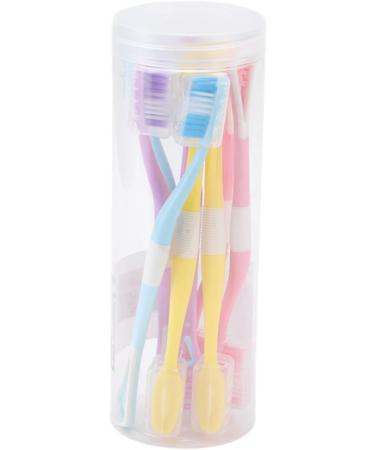 Buy 2-in-1 Tongue Scraper Toothbrush - Effective Cleaning & Ergonomic Design for a Healthy Oral Cavity - Blue - Buy Online on GoSupps.com