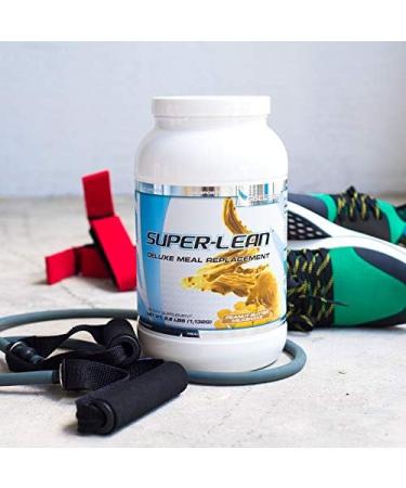 G6 Sports Nutrition Super-Lean Deluxe Meal Replacement (32g Protein 7g Fiber 25 Added Vitamins & Minerals) 2.5lb Jar Peanut Butter Milkshake - Buy Online on GoSupps.com