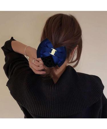 URFEDA Professional Hair Clip with Bow Women's Hair Clip Professional Hair Bun Cover Hair Clips Net Hair Net 3D Bow Bow Knot Decor Hair Clip Hair Net - Buy Online on GoSupps.com