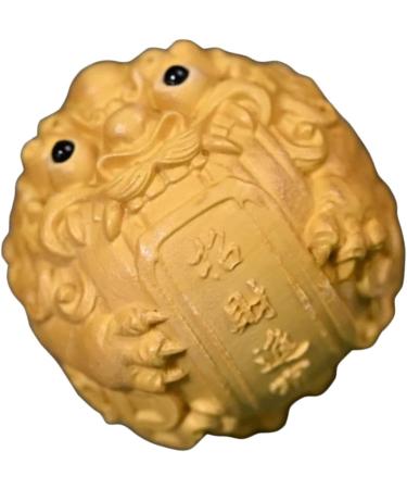 Gleavi 5-Piece Hand Exercise Balls & Massage Tools - Brass Protective Trailer Chinese Decor Pi Yao Tea Pet Wood Rolling Handballs for Relaxation & Sports - Buy Online on GoSupps.com