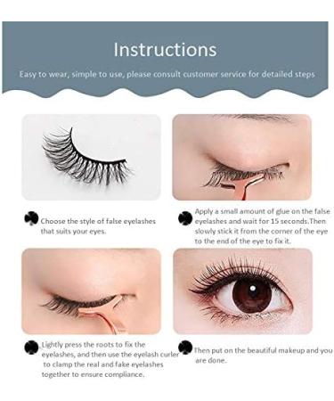 Desikixudy Magnetic Eyelashes Handmade Reusable 3D False Eyelashes for Makeup Faux Cils Magnetique Naturel Purple CL12 - Buy Online on GoSupps.com