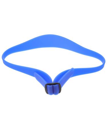 Beaupretty Neckline Shaving Template Hair Cutting Guide Curved Silicone Haircut Band for DIY Home Salon Hair Trimming Cutting Blue