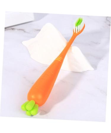 Buy Healvian 18 STK Carrot Soft Toothbrushes for Kids | Travel-Friendly Children's Toothbrushes - Buy Online on GoSupps.com
