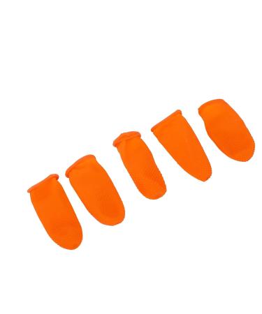 100 Pcs Non-Slip Latex Finger Cots - Wear-Resistant Protective Finger Gloves for Safe Handling - Buy Online on GoSupps.com