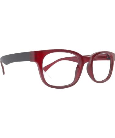 Rita Premium Reading Glasses for Women - High-End Square Eyeglasses in Red 2.5x - Stylish and Comfortable - Buy Online on GoSupps.com