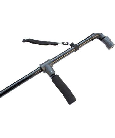 Walking Stick LED Light Cane Fold Convenient Cane Two Handle Walking Lightweight Stick with Adjustable Led Lights Stable Base Foldable Weight Surprise Gift - Buy Online on GoSupps.com