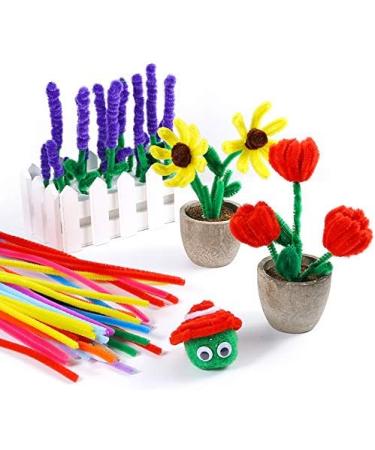 Caydo 324 Piece Pipe Cleaners Chenille Stems for DIY Crafts - 27 Colors (6mm x 12 Inch) - Large Pack for Creative Art Projects - Buy Online on GoSupps.com