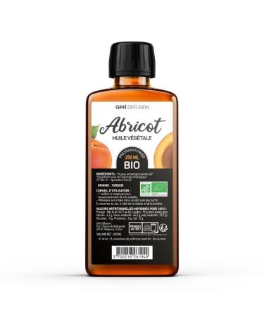 APRICOT - Organic vegetable oil 250 ml