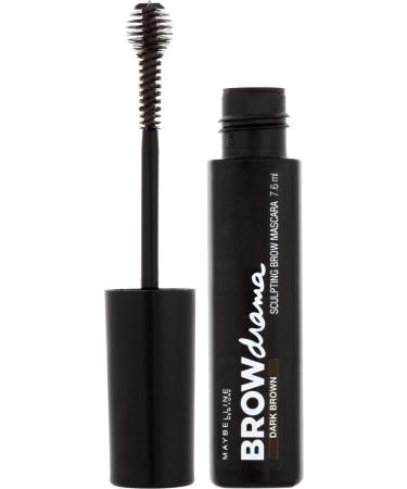 Maybelline Master Sleek Brow Mascara Dark Brown 7.6ml Dark Brown 7.6 ml (Pack of 1) - Buy Online on GoSupps.com