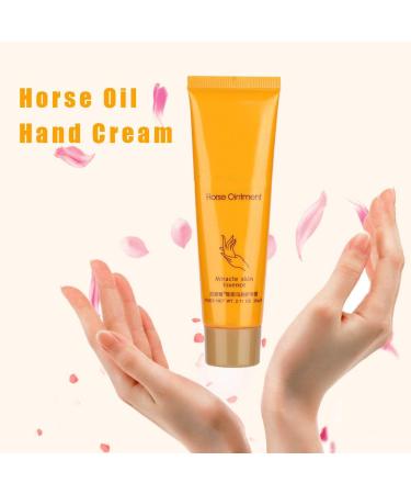 Buy Horse Oil Hand Cream - Moisturizing & Whitening Skin Care Lotion for Peeling Hands | International Shipping Available - Buy Online on GoSupps.com