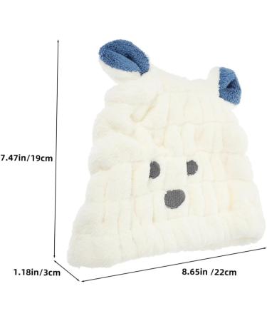 Beavorty 2pcs Kids Dry Hair Cap Towel - Fast Drying Turban for Wet Hair Cute Shower Hats for Children - Buy Online on GoSupps.com