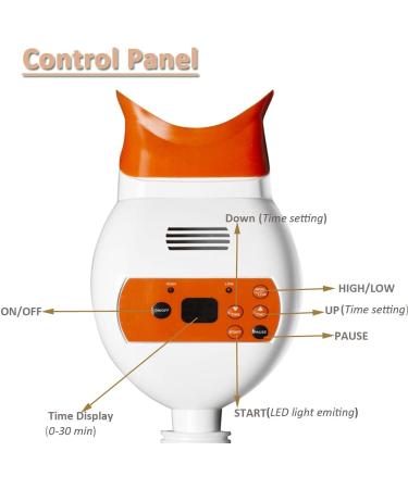 Lolicute Dental Mobile Teeth Whitening Lamp 54w - 14 LED Floor Stand Bleaching Kit - Buy Online on GoSupps.com
