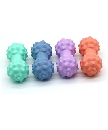 Healvian 3-St Massage Device Set - Trigger Manual Massage Tools Yoga Ball Muscle Relaxation Silicone Lacrosse Balls & Peanut Fitness Rollers - Full Body Relief (15x6cm 3pcs Blue) - Buy Online on GoSupps.com