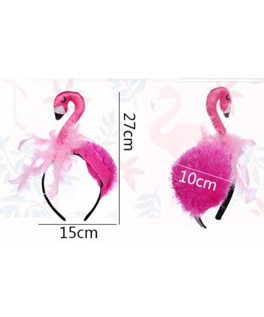 Flamingo Headband: Cute Pink Feather Party Head Bopper for Girls, Teens, Women - Buy Online on GoSupps.com