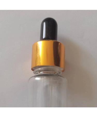 5Pcs Transparent Dropper Bottle 30ML Plastic Eye Dropper Bottles for Essential Oil Pipette Refillable - with Measured Pipette Funnel and Labels (Black + Gold Cap) 30ml Black + Gold Cap - Buy Online on GoSupps.com