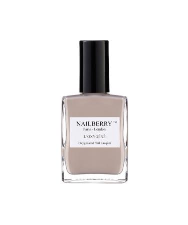 Nailberry L'Oxyg n Oxygenated Nail Lacquer | Simplicity 15 ml | Polish for a Healthier Manicure & Long Lasting Colour | 12-Free Vegan Halal Cruelty & Gluten Free