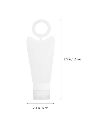 Healifty Disposable Squeezable Soap Bottling Set - 2 Sets of Hook Cases with Hanging Ring Cap, Empty Cosmetic Containers for Liquid Samples - Ideal for Home or Travel - Buy Online on GoSupps.com