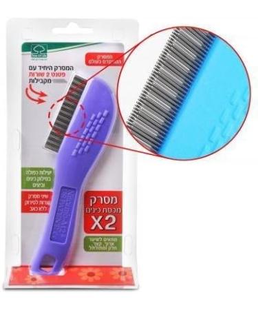 Double Row Lice Comb - Highly Effective Patented Tool for Removing Lice and Nits - Buy Online on GoSupps.com