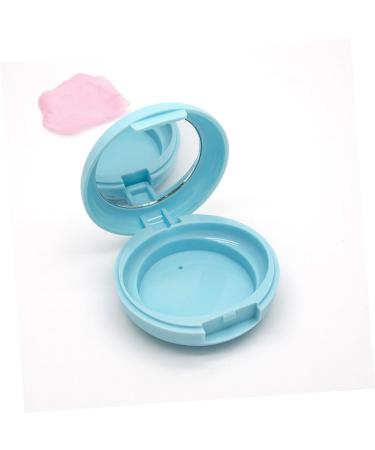 IWOWHERO DIY Makeup Powder Case 1 Set 2pcs powder compact container face powder container loose powder empty box powder puff 6.1x6.1cm Blue - Buy Online on GoSupps.com