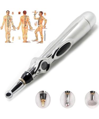 TKMARS Electric Acupressure Pen - Acupuncture Pen with 3 Massage Heads for Neck Shoulder Waist & Foot Relief | International Shipping - Buy Online on GoSupps.com