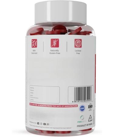 Plant-Based True B12 Supplements for Men & Women | with Myo-inositol Folic Acid & Spirulina | Supports Energy Brain Health & Better Absorption (60 Tablets) - Buy Online on GoSupps.com