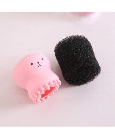 Portable Cute Silicone Wash Brush | Manual Face Cleanser & Bubbler | Best Facial Wash Tool - Buy Online on GoSupps.com