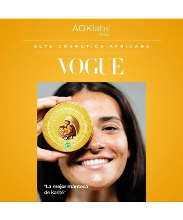 AOKLABS African Gold Shea butter 100 organic unrefined 50ML - Buy Online on GoSupps.com
