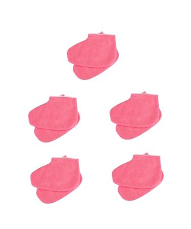 FRCOLOR 5 paires de paraffine - des pieds en paraffine - hydratants - Chaussettes de th rapie la paraffine - Chaussettes en cire - Bottes isolantes