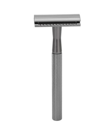 Shop Integration Safety Razor for Men - Brass Handle Double Edge Razor with Base - Premium Facial Care (Black) - Buy Online on GoSupps.com