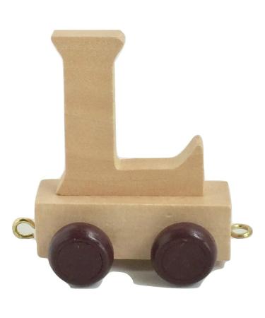 Childrens Personalised Wooden Alphabet Letter Train A-Z Name Set All Letters Available (Letter L)