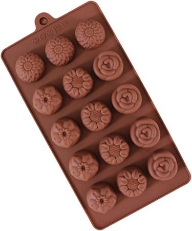 2pcs Craft Dies Pudding Mold Flower Shaped Mold Non-Stick Mold Decor Silicone Molds Chocolate Baking Molds Sphere Cake Molds Cake Baking Molds Chocolate Molds Waffles Flowers mediumx2pcs Coffeex2pcs - Buy Online on GoSupps.com