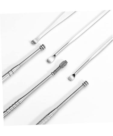 NOLITOY Ear Picking Tool Kit - Stainless Steel Ear Wax Removal Set for Adults & Children | 2 Piece Ear Pick Cleaner & Spoon Tools - Safe & Effective Ear Care - Buy Online on GoSupps.com