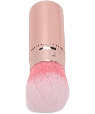 Verdant Touch Powder Brush Retractable Makeup Brush Portable Soft Hair Blush Brush Travel Loose Powder Brush for Makeup Artist Pink - Buy Online on GoSupps.com