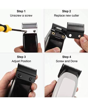 JANZU 1 Set Replacement Movable Blade Steel Accessories for Blade Professional Hair Clipper Blade Carton - Buy Online on GoSupps.com
