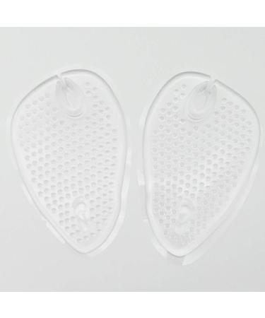 Pads Foot Mat Heel Cups 4 Pair Silicone Orthotic Half Insoles Soft Front Half Cushion Insoles for Plantar Heel (Transparent) High Heel Reflexology - Buy Online on GoSupps.com
