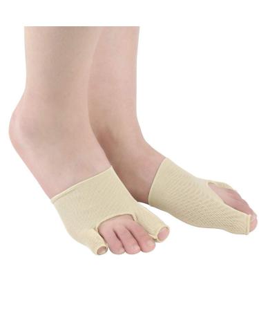 Hallux valgus bandage-comfortable breathable double toe foot cover toe spreader Big Foot Correction with shared toe insole with high paragraph 2st S-EI: 35-37