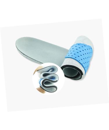 Hemoton Women's Plantar Fasciitis Insoles - High Arch Orthotic Inserts for Flat Foot Support - Grey, Size 2 - Buy Online on GoSupps.com