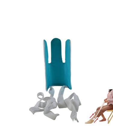 Sock Aid and Stocking Assist Flexible Plastic W/Terry Covered Anti-slip resistance surface simply putting up and removing socks or compression stocking