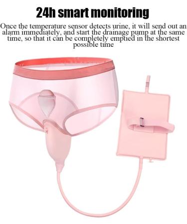 Smart Urine Bag for Women | Portable Wearable Pee Collection with Massage Function | Leak-Proof 1000ml Incontinence Underwear | Medical Grade Silicone (XXX-Large - Buy Online on GoSupps.com