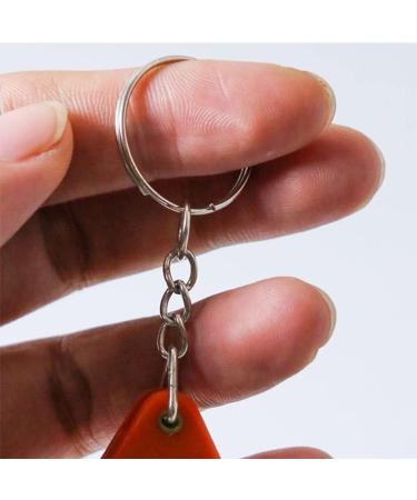 Magnifying 2pcs 10X Mini Magnifying Glass Keychain Folding Pocket Magnifying Glass Lens Loupe with Rotating Protective Sheath for Jewelry Reading Hobbies Science Books red Glasses (Color : Rot) - Buy Online on GoSupps.com