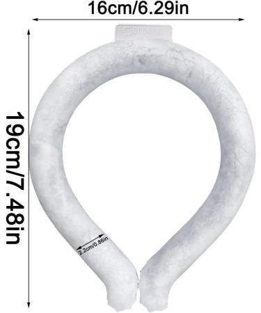 Portable Cooling Collar | Hands-Free Personal Cooling Device for Fishing Hiking & Sports | Virtcooy White - Buy Online on GoSupps.com