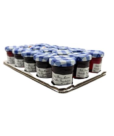 Bonne Maman Confiture de framboises et groseilles 30 g x 15