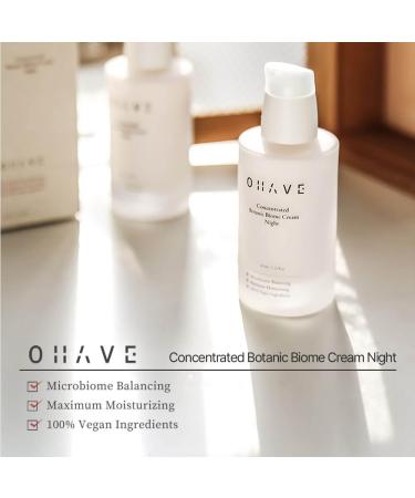 ZIOSTAND OHAVE Night Cream Hydrating Korean Moisturizer for Instant Hydration & Overnight Skin Comfort Gentle Face Cream for Women with Botanical Ingredients, 45ml - Buy Online on GoSupps.com
