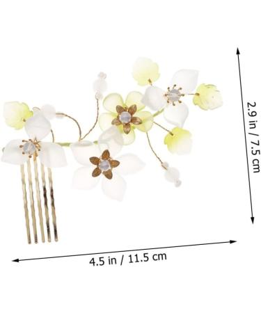 Housoutil Flower Comb Hair Comb Wedding Hair Decor Hair Combs for Women Accessories Wedding Hair Comb Bride Hair Accessory Flower Bride Hair Comb Hair Deyer Metal Mori Department Bridesmaid - Buy Online on GoSupps.com