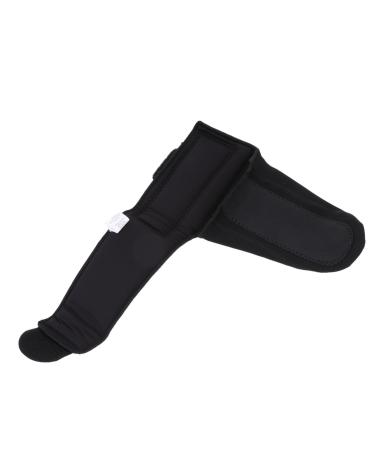 Mobestech 1pc Foot Drop Orthotics Drop Foot Support Orthotics Foot Support Foot Orthotic Tool Foot Drop Stabilizer Achilles Tendon Adjustable Polyurethane 28X16.5X2 Black