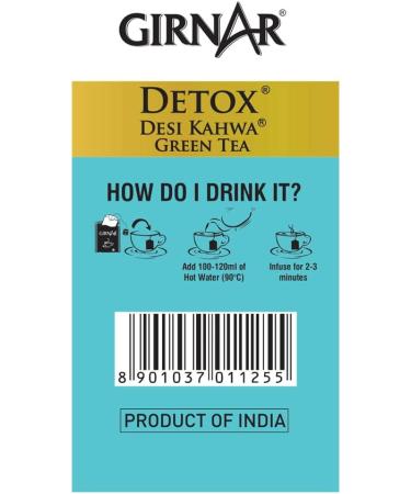 GIRNAR Detox Green Tea Desi Kawa - Buy Online on GoSupps.com