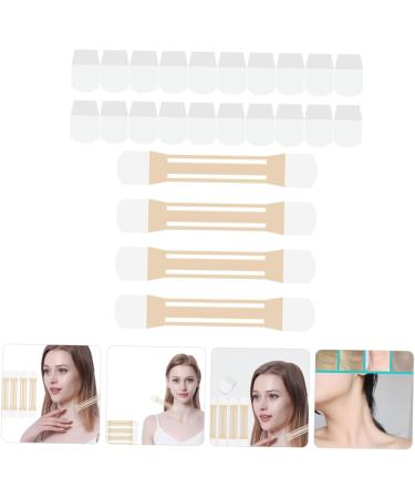 Beatifufu Neck Lifting Tape 4pcs Neck Lift Stickers Lifting Belt Neck Lift Tape for Neck Wrinkles Neck Skin Tightening Tapes 20.5x4cm As Shown - Buy Online on GoSupps.com