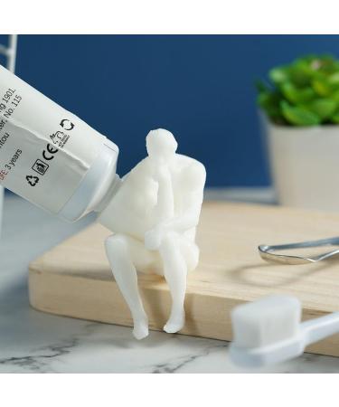 Funny Toothpaste Covers Set - Unique Spoof Topper for Adults & Kids | 3 Pieces Bathroom Waste Dispenser - Buy Online on GoSupps.com