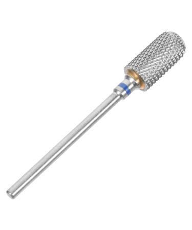 NUSITOU Nail Drill Bit Manicure Drill Bit Nail Gel Tungsten Nail Drill Cuticle Drill Bits for Nails Manicure Nail Bit Diamond Nail Flakes Fragments Grinding Head Nail Polish Tungsten Steel 4.9x0.5cm As Shown